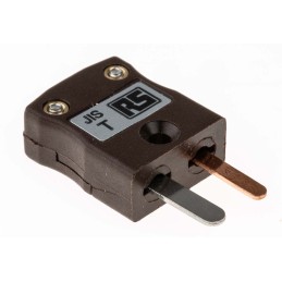 1 pcs - RS PRO In-Line Thermocouple Connector for Use with Type T Thermocouple, Miniature Size, JIS Standard
