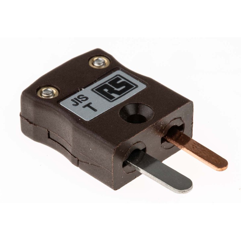 1 pcs - RS PRO In-Line Thermocouple Connector for Use with Type T Thermocouple, Miniature Size, JIS Standard