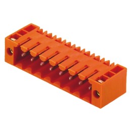 5 pcs - Weidmuller 3.5mm Pitch 5 Way Right Angle Pluggable Terminal Block, Header, Through Hole, Solder Termination