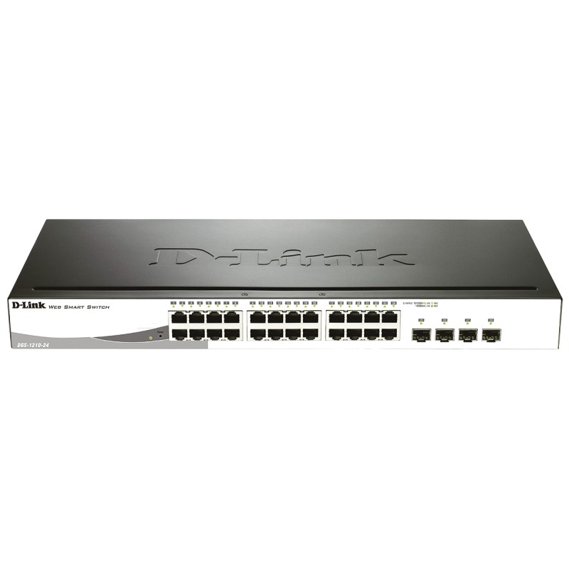 1 pcs - D-Link DGS-1210-24, Smart 28 Port Ethernet Switch