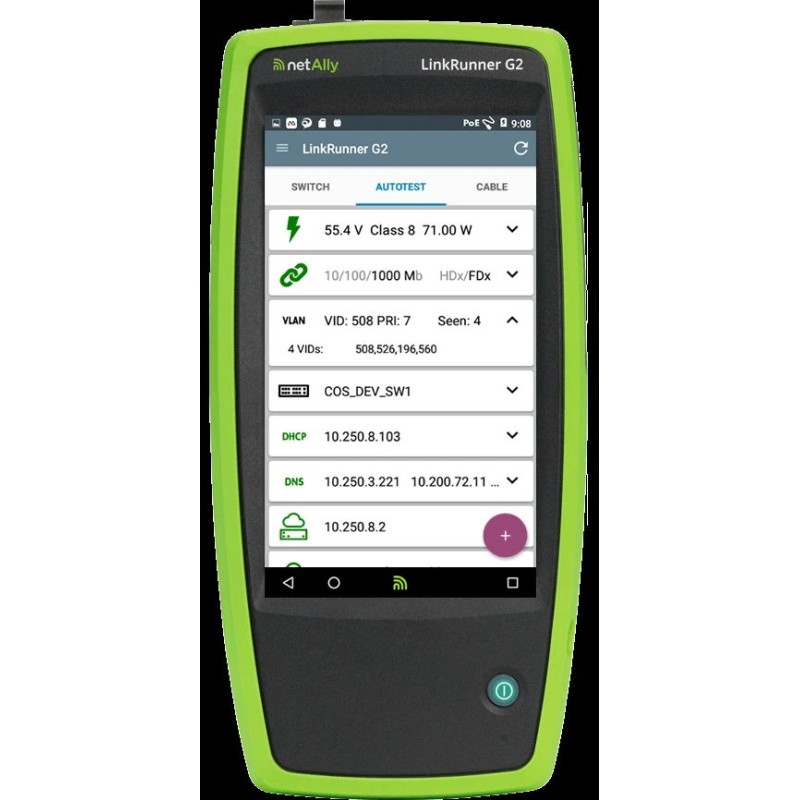 1 pcs - NetAlly Network Tester RJ45, EXG-200