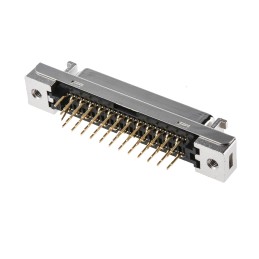1 pcs - 3M, 102 Female 50 Pin Straight Through Hole PCB Socket 1.27mm Pitch, Solder, Quick Latch