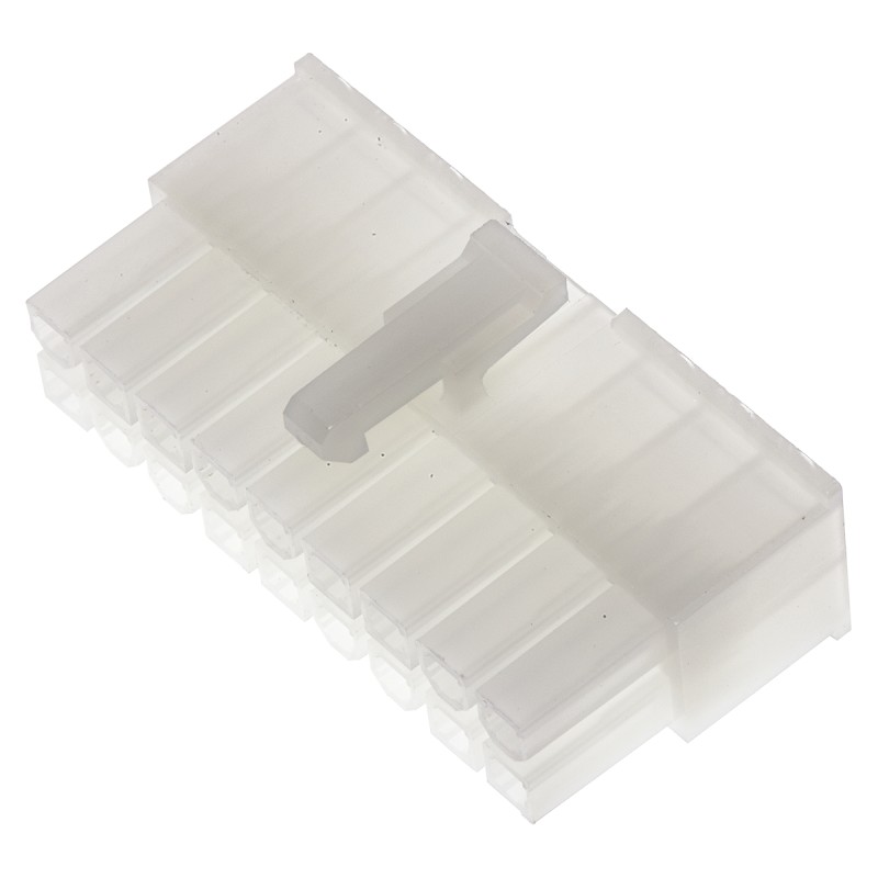 5 pcs - Molex, Mini-Fit Jr Female Connector Housing, 4.2mm Pitch, 18 Way, 2 Row