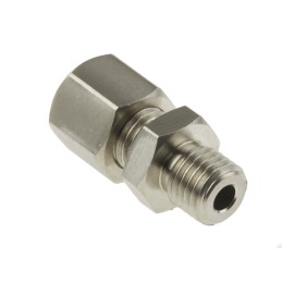 1 pcs - RS PRO In-Line Thermocouple Compression Fitting for Use with Thermocouple, M8, 3.175mm Probe