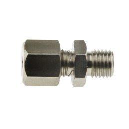 1 pcs - RS PRO In-Line Thermocouple Compression Fitting for Use with Thermocouple, M8, 3.175mm Probe