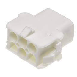 5 pcs - TE Connectivity, Universal MATE-N-LOK Female Connector Housing, 6.35mm Pitch, 6 Way, 2 Row