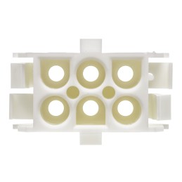 5 pcs - TE Connectivity, Universal MATE-N-LOK Female Connector Housing, 6.35mm Pitch, 6 Way, 2 Row