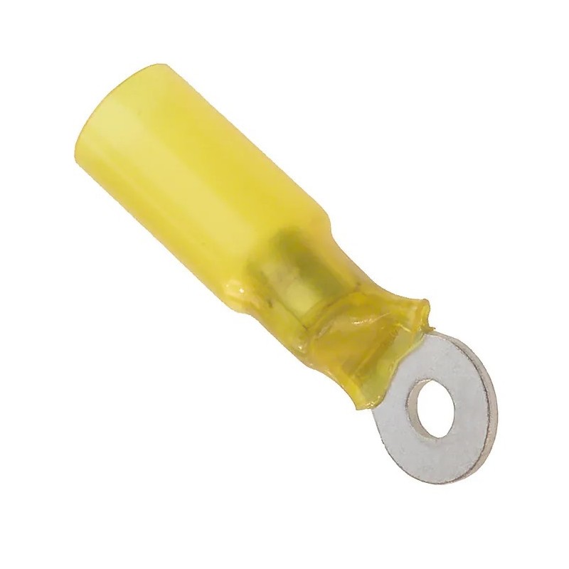 5 pcs - Molex, Perma-seal Insulated Ring Terminal