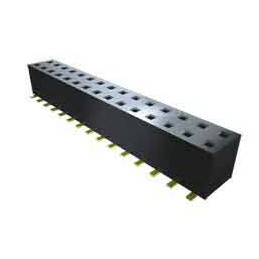 1 pcs - Samtec TLE Series Straight Surface Mount PCB Socket, 50-Contact, 2-Row, 2mm Pitch, Solder Termination
