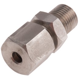 1 pcs - RS PRO In-Line Thermocouple Compression Fitting for Use with Thermocouple, 1/8 BSP, 4mm Probe, RoHS Compliant Standard