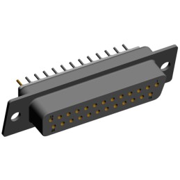 1 pcs - Norcomp SEAL-D 25 Way Through Hole D-sub Connector Socket, 2.769mm Pitch