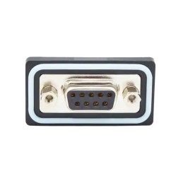 1 pcs - Norcomp SDF 9 Way Vertical PCB D-sub Connector Socket, 2.74mm Pitch, with 4-40 Screw Locks