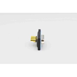 1 pcs - Norcomp SDF 9 Way Vertical PCB D-sub Connector Socket, 2.74mm Pitch, with 4-40 Screw Locks