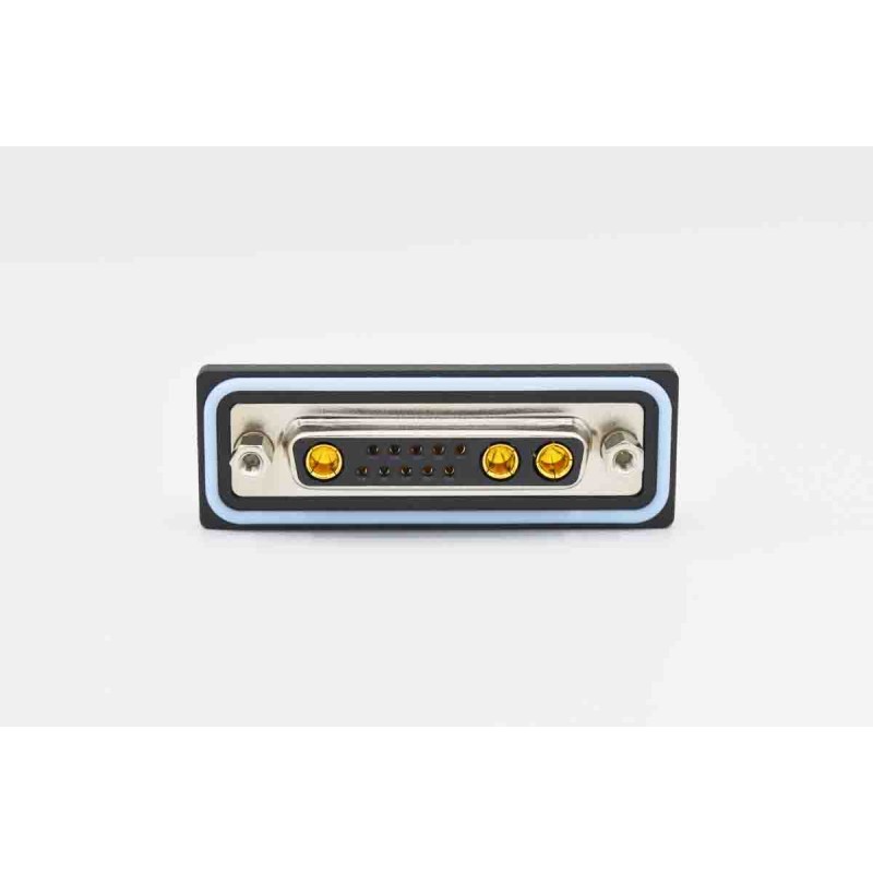 1 pcs - Norcomp SDF 9 Way Vertical PCB D-sub Connector Socket, 2.74mm Pitch, with 4-40 Boardlocks