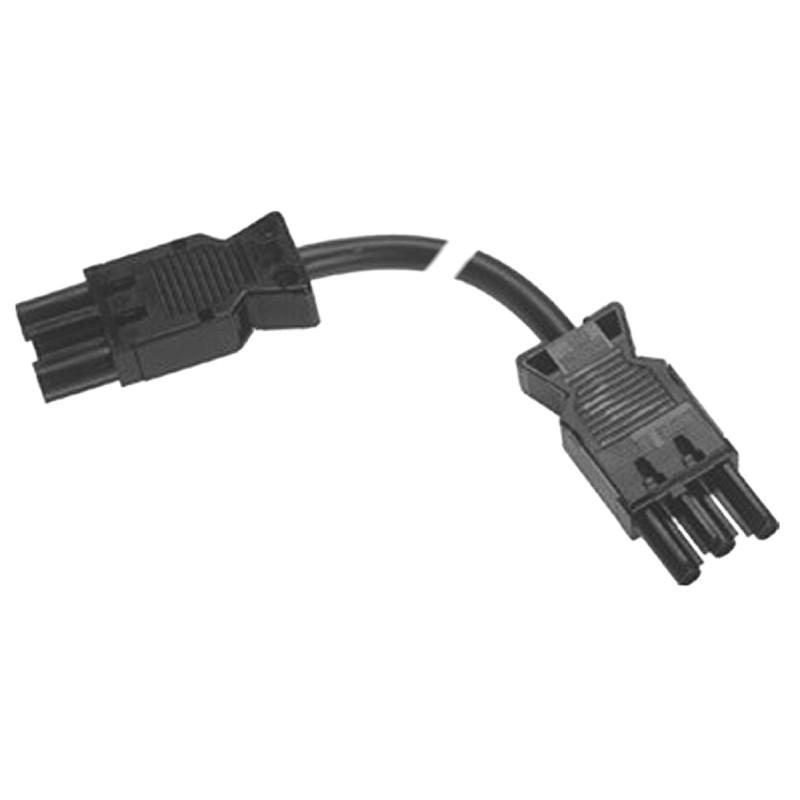 25 pcs - Wieland GST18I3 Series Cable Assembly, 3-Pole, Female to Male, Cable Mount, 16A, IP20