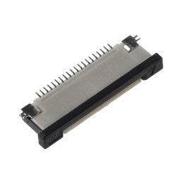 5 pcs - JST, FLZT 0.5mm Pitch 20 Way Straight Female FPC Connector, ZIF Bottom Contact