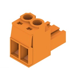 5 pcs - Weidmuller 5.08mm Pitch 2 Way Right Angle Pluggable Terminal Block, Plug, Through Hole, Screw Termination
