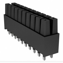 1 pcs - Samtec IPS1 Series Right Angle Through Hole Mount PCB Socket, 40-Contact, 2-Row, 2.54mm Pitch, Solder Termination