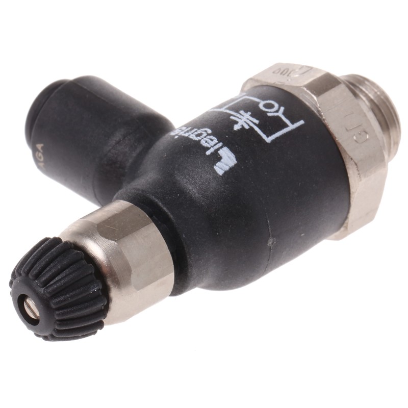 1 pcs - Legris 7061 Series Tube Flow Regulator, 4mm Tube Inlet Port