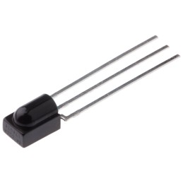 5 pcs - Vishay TSOP38438, 38kHz IR Receiver, 950nm, 45m Range, Through Hole, 5 x 4.8 x 6.95mm