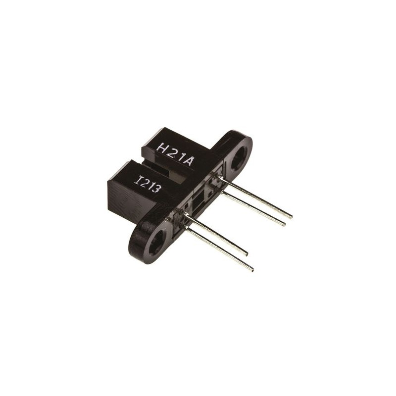 5 pcs - H21A3 Isocom, Screw Mount Slotted Optical Switch, Phototransistor Output