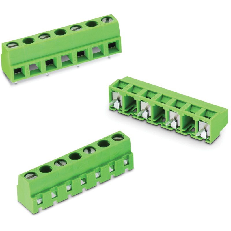 5 pcs - Wurth Elektronik 2418 Series PCB Terminal Block, 5-Contact, 10mm Pitch, PCB Mount, 1-Row, Solder Termination