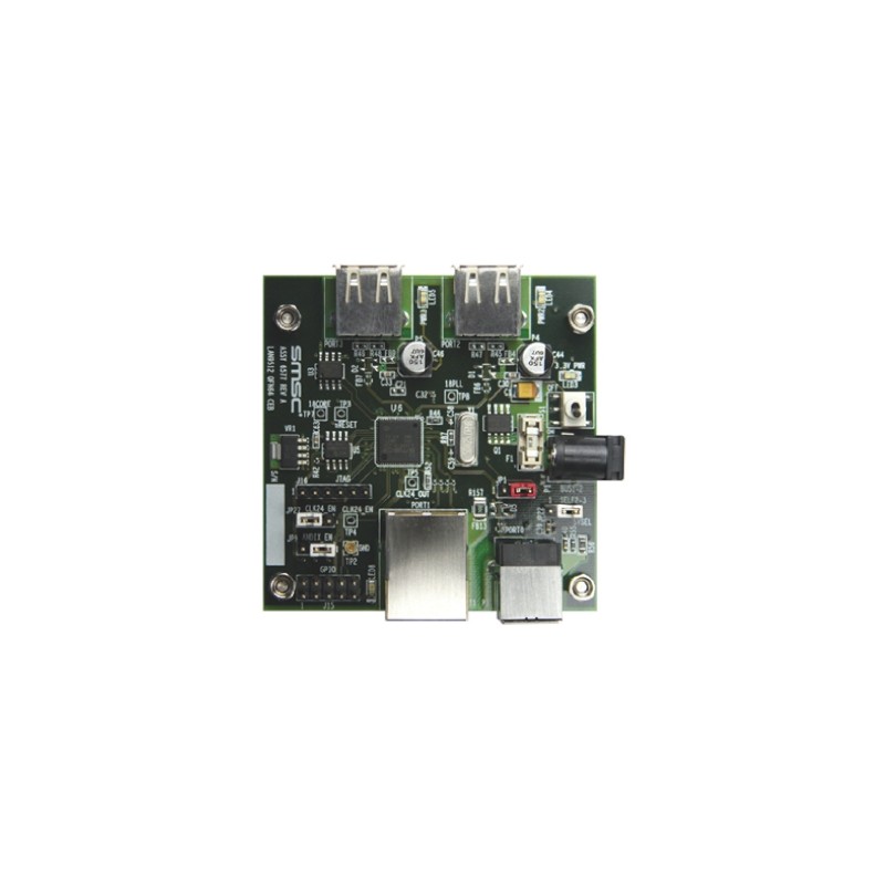 1 pcs - Microchip high-speed USB 2.0 to 10/100 ethernet HUB LAN9512 Evaluation Kit EVB9512