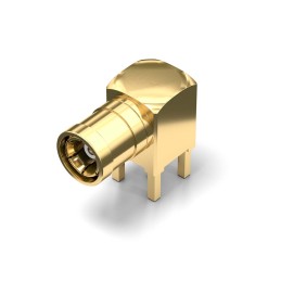 1 pcs - Wurth Elektronik WR-SMB Series, Plug Through Hole SMB Connector, Solder Termination, Right Angle Body