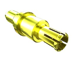 1 pcs - Samtec MMCX7 Series, Plug Cable Mount MMCX Connector, 75Ω, Cable Termination, Right Angle Body