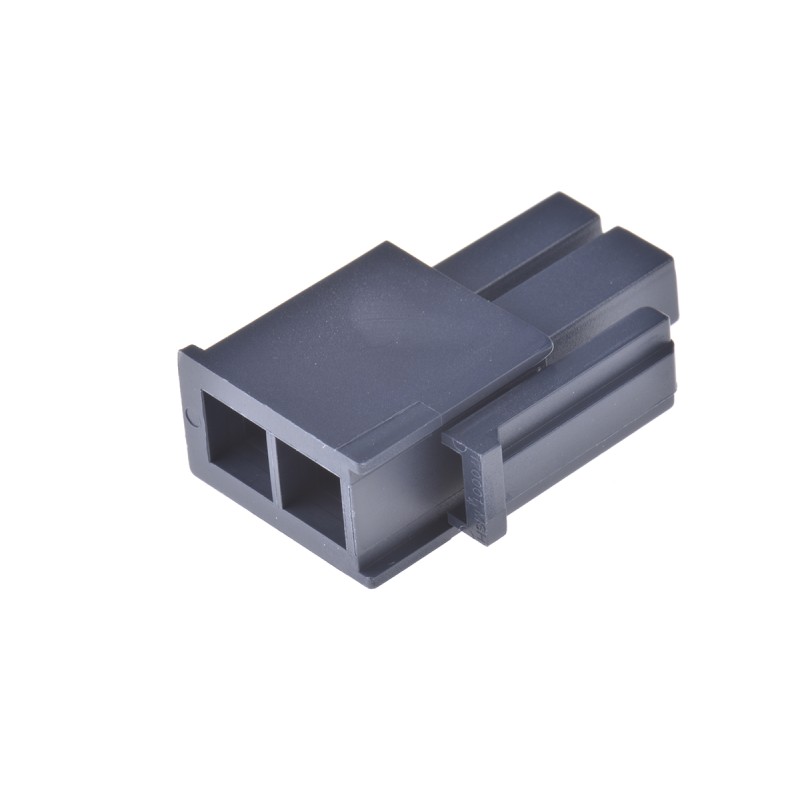 5 pcs - Molex, Mega-Fit Male Connector Housing, 5.7mm Pitch, 2 Way, 2 Row