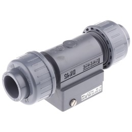 1 pcs - Burkert PVC In-line Flow Sensor Fitting 1/2in Straight Flow Adapter 1 in Rc