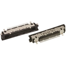 5 pcs - Hirose FX15 Series Right Angle Surface Mount PCB Socket, 31-Contact, 1-Row, 0.5mm Pitch, Solder Termination