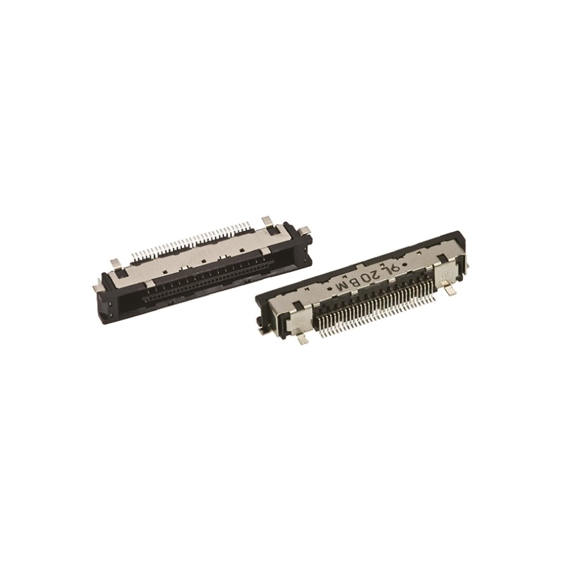 5 pcs - Hirose FX15 Series Right Angle Surface Mount PCB Socket, 31-Contact, 1-Row, 0.5mm Pitch, Solder Termination