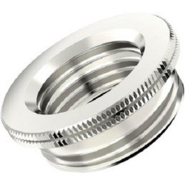 1 Bag of 5 - Lapp Cable Gland Adaptor, M25 Exterior Thread, M20 Interior Thread, Nickel Plated Brass, SKINDICHT Series