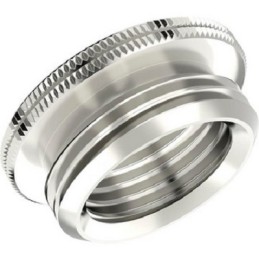 1 Bag of 5 - Lapp Cable Gland Adaptor, M25 Exterior Thread, M20 Interior Thread, Nickel Plated Brass, SKINDICHT Series