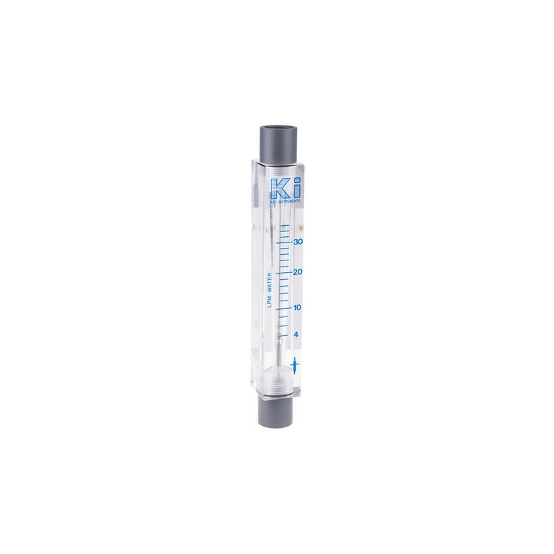 1 pcs - Key Instruments FR5000 Series Variable Area Flow Meter for Liquid, 4 L/min Min, 36 L/min Max