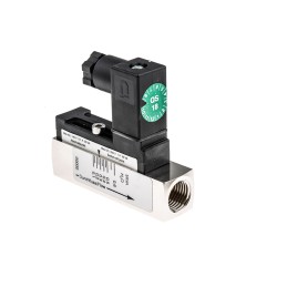 1 pcs - RS PRO Piston Inline Flow Switch for Liquid, 0.1 L/min Min, 0.6 L/min Max