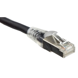 1 pcs - RS PRO Cat6 Male RJ45 to Male RJ45 Ethernet Cable, U/UTP, Black PVC Sheath, 2m