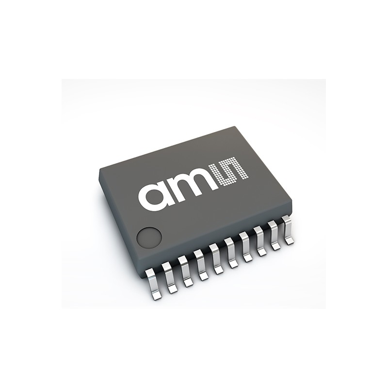 1 pcs - ams OSRAM Surface Mount Hall Effect Sensor, TSSOP, Analogue, 20-Pin