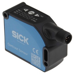 1 pcs - Sick Contrast Sensors 13 mm, RGB LED, Push-Pull, 100 mA, 10.8 - 28.8 V dc, IP67