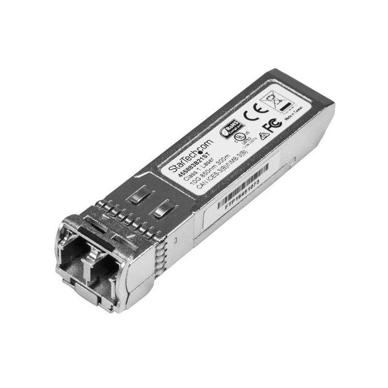 1 pcs - StarTech.com HPE Compatible LC Multi Mode SFP Transceiver Module, Full Duplex, 10000Mbit/s