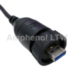 1 pcs - Amphenol Industrial Type A IP67 USB Connector