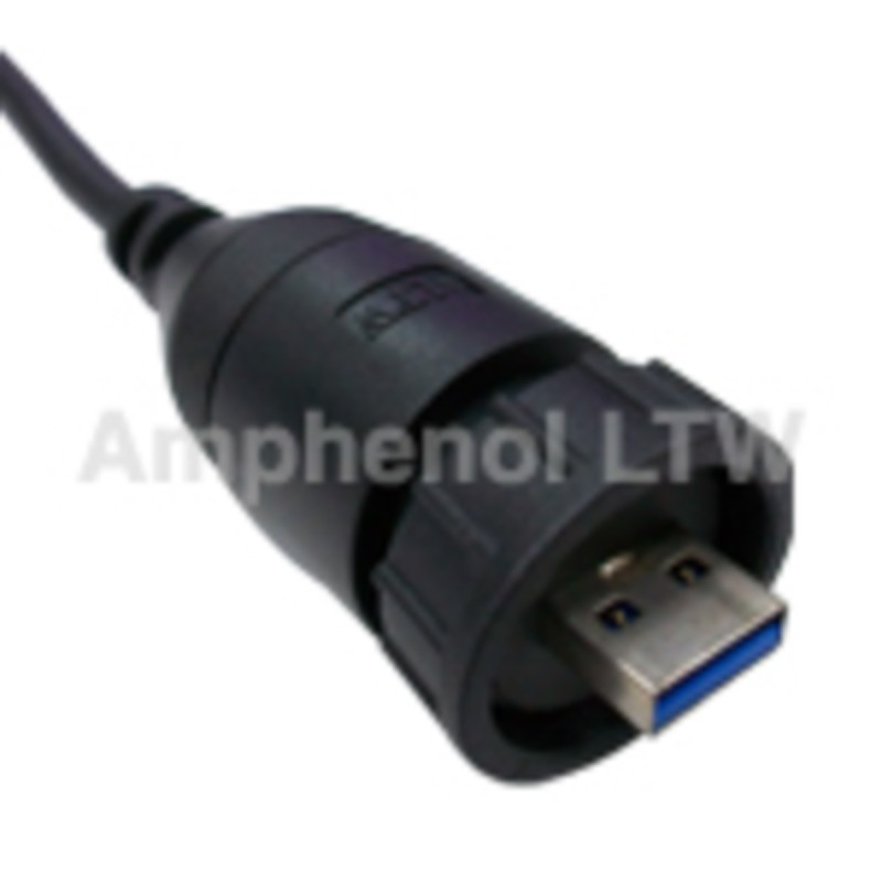 1 pcs - Amphenol Industrial Type A IP67 USB Connector