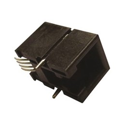 5 pcs - Molex 85502 Series Female RJ11 Connector, Surface Mount, Cat3