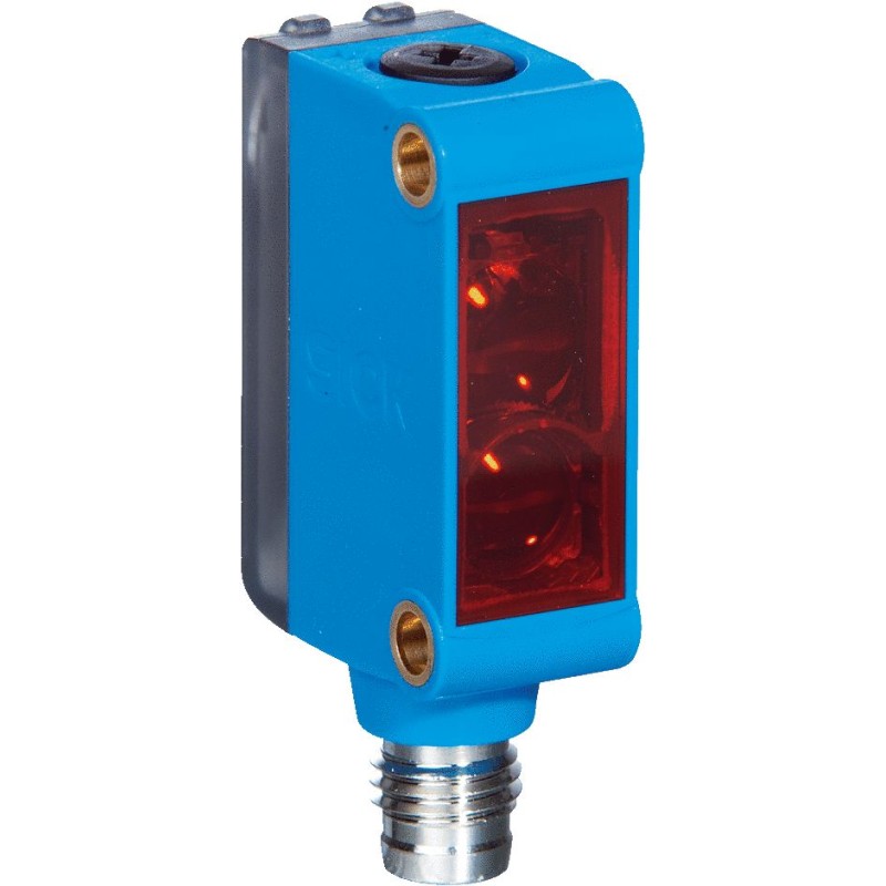 1 pcs - Sick Background Suppression Photoelectric Sensor, Block Sensor, 5 mm - 250 mm Detection Range