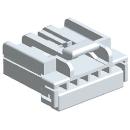 1 pcs - TE Connectivity, MULTILOCK 070 Male Connector Housing, 3.5mm Pitch, 6 Way, 1 Row