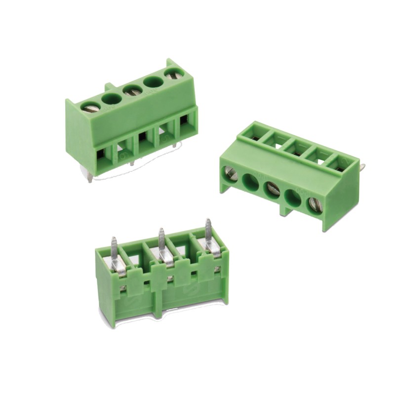 5 pcs - Wurth Elektronik 2432 Series PCB Terminal Block, 4-Contact, 7mm Pitch, PCB Mount, 1-Row, Solder Termination