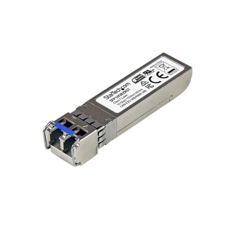 1 pcs - StarTech.com MSA Compatible LC Single Mode SFP Transceiver Module, Full Duplex, 10000Mbit/s