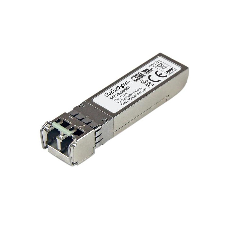 1 pcs - StarTech.com MSA Compatible LC Multi Mode SFP Transceiver Module, Full Duplex, 10000Mbit/s