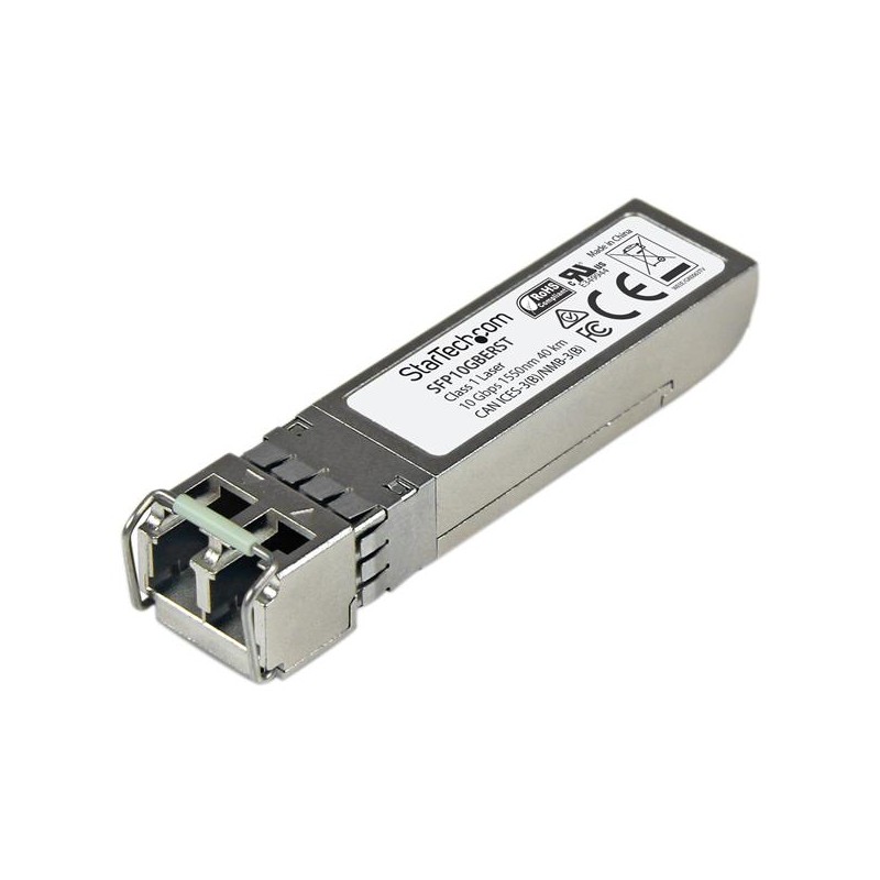 1 pcs - StarTech.com MSA Compatible LC Single Mode SFP Transceiver Module, Full Duplex, 10000Mbit/s